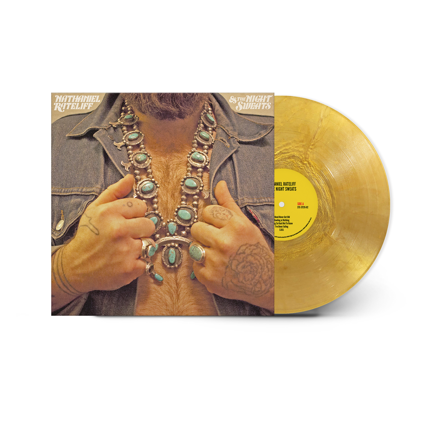 Nathaniel Rateliff & The Night Sweats Metallic Gold Vinyl LP