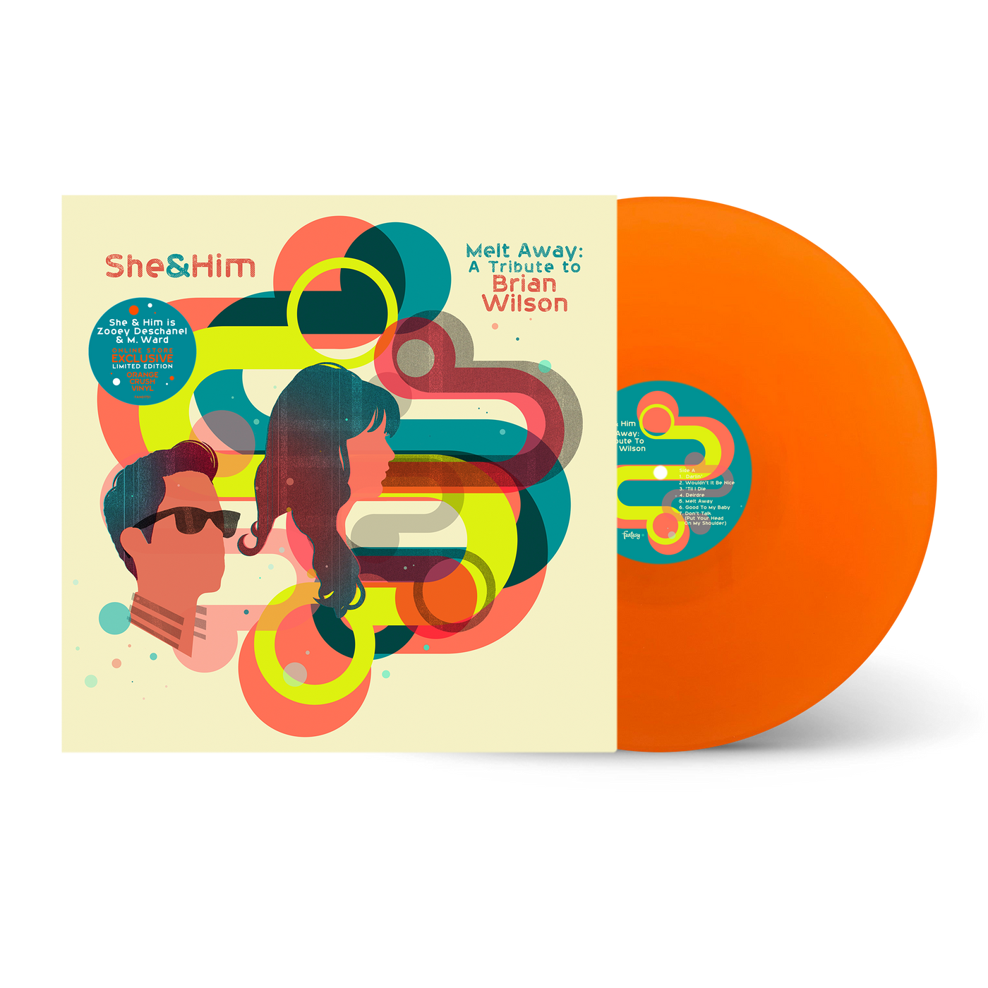 Melt Away: A Tribute To Brian Wilson Orange Translucent Vinyl LP