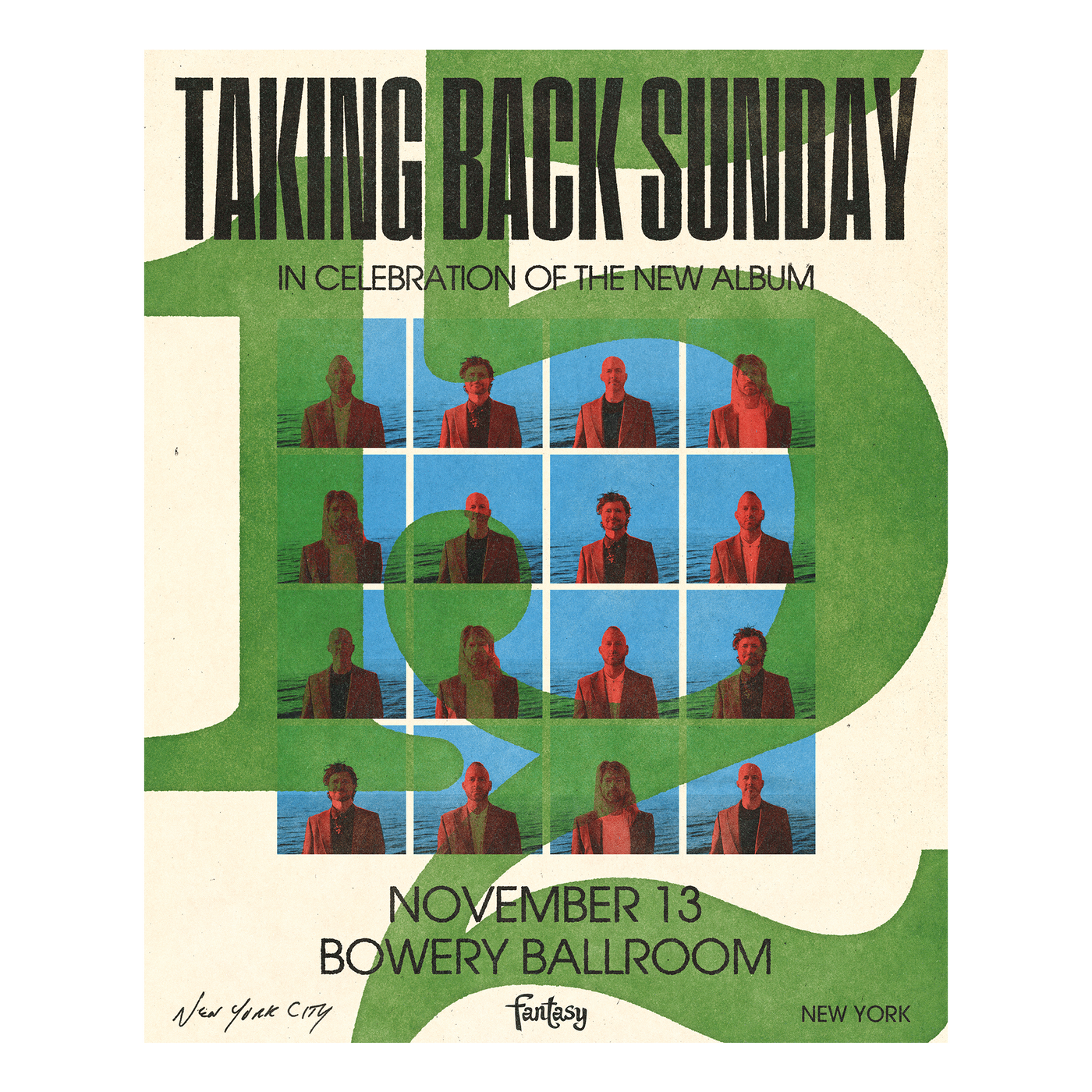 Taking Back Sunday - 152 (Bowery Ballroom, NYC November 13th) Poster