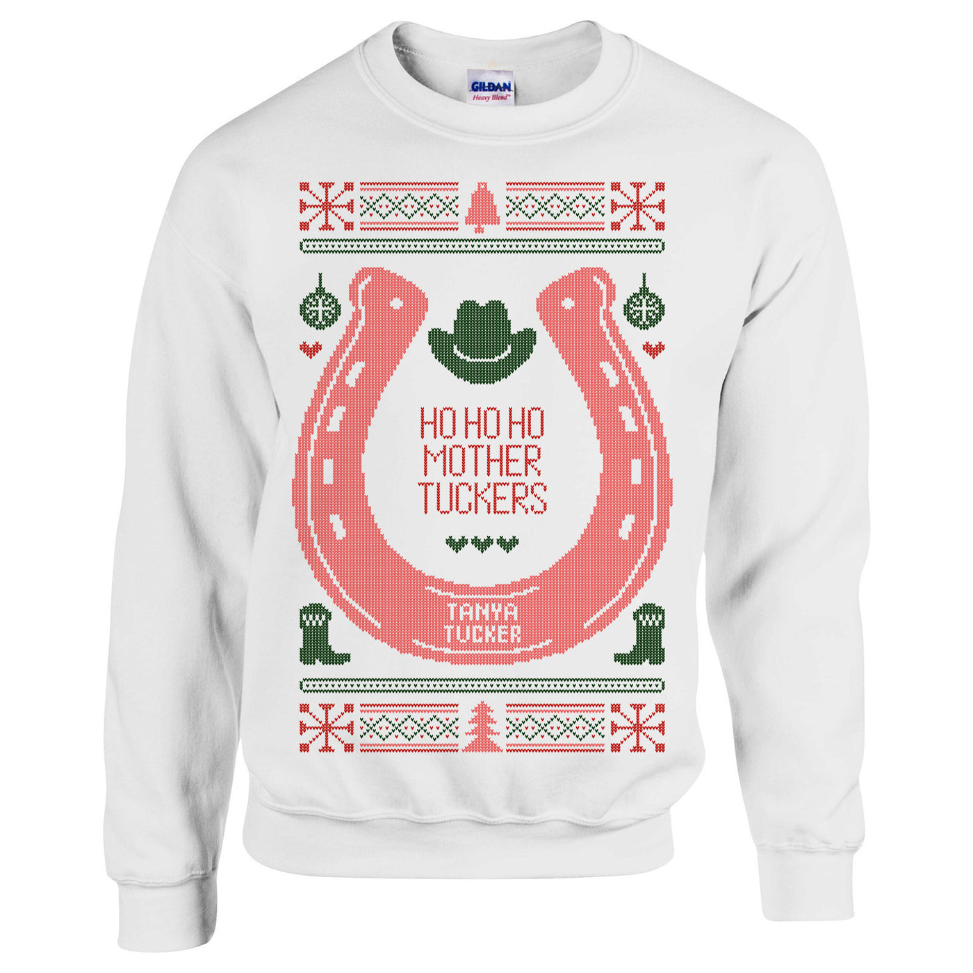 Ho Ho Ho Mother Tuckers Ugly Christmas Sweater Sweatshirt