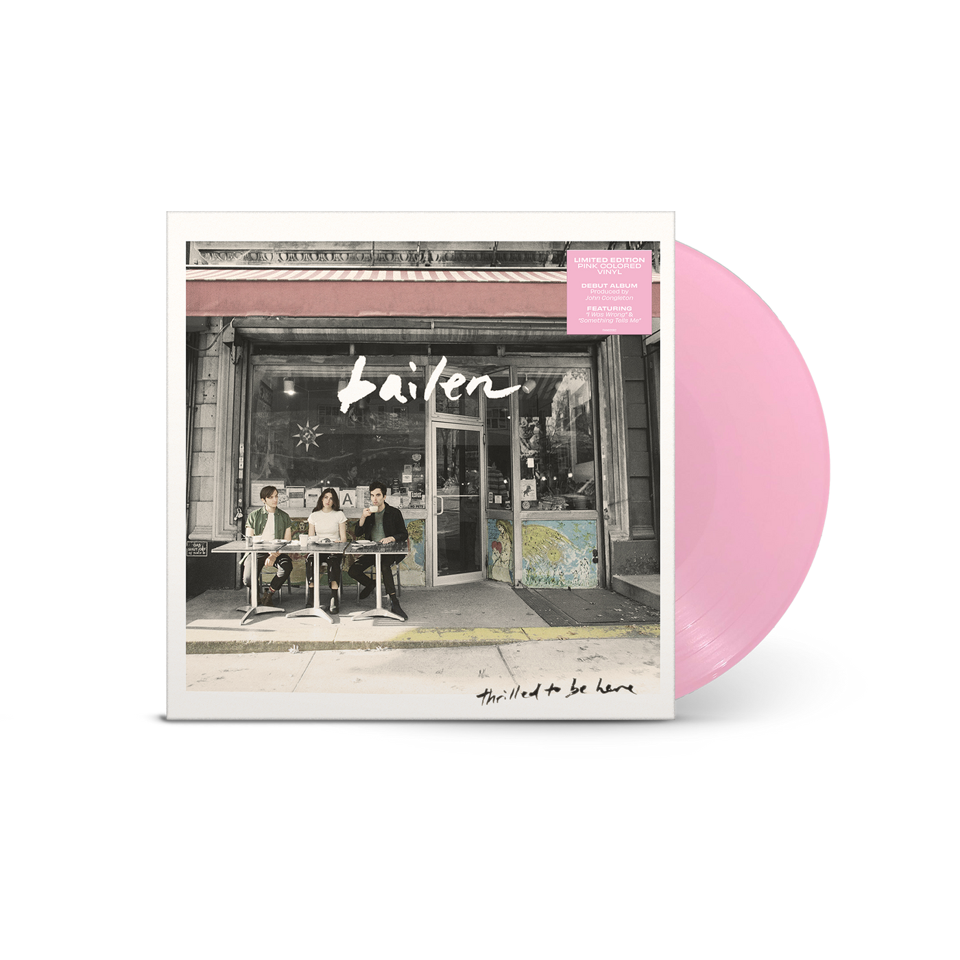 Thrilled To Be Here Baby Pink Colored Vinyl LP