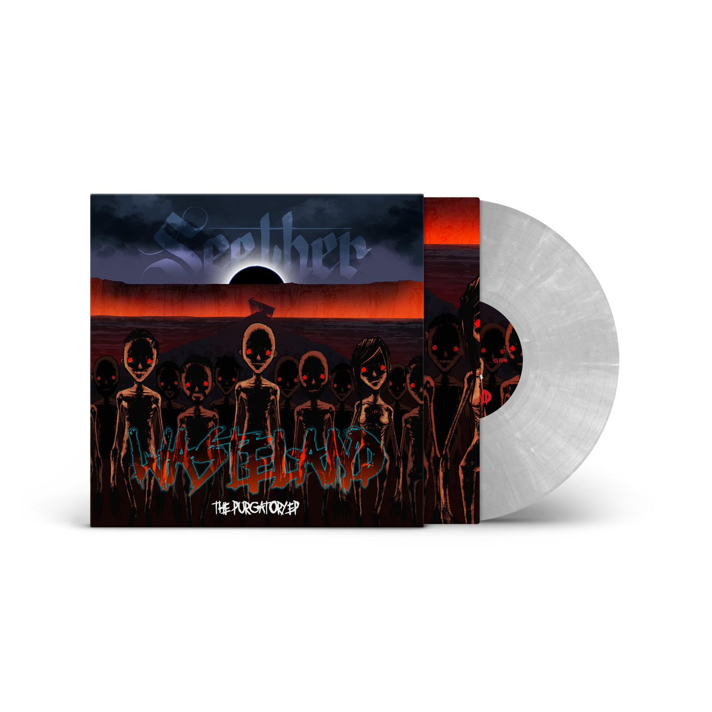 Wasteland - The Purgatory EP Clear w/ Smoky White Swirl Colored Vinyl (Ltd 1000)